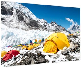 Tablou - Camping la munte (90x60 cm)