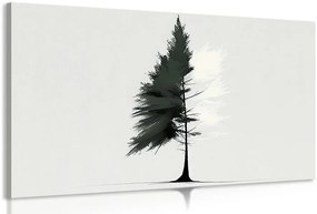 Tablou copac conifer minimalist