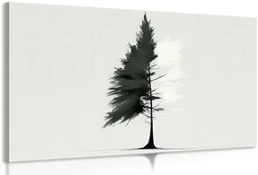 Tablou copac conifer minimalist