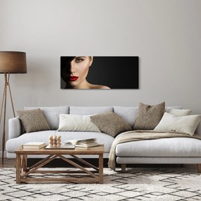Tablou - Portretul femeii cu pălărie (120x50 cm)