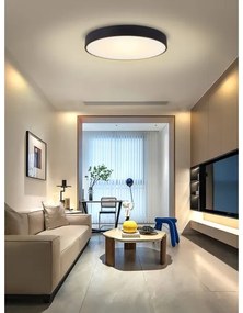 Plafonieră LED dimabilă Immax NEO 07203L RONDATE 65W/230V Tuya negru + telecomandă