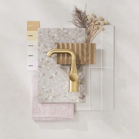 Baterie pentru lavoar GROHE ESSENCE 23462GN1, DN 15, mărimea M, finisaj auriu