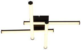 Plafonieră LED Globo 67342-24 KIRINA LED/24W/230V 3000K negru