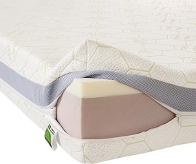 Saltea copii Memory, husa detasabila Aloe Vera