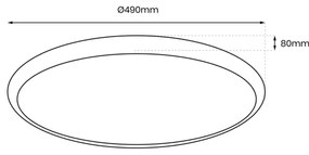 Plafonieră LED pentru copii MOONCAT LED/34W/230V roz