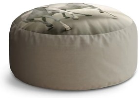 Taburet Circle doi cai albi, gri