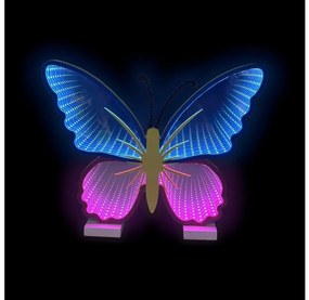 LED Neon masă decorațiune 2Kids Toys LED/5W/USB fluture