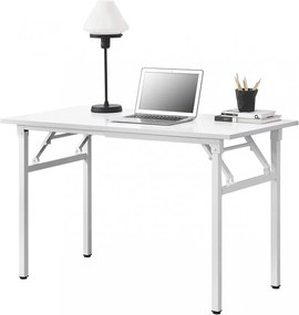 Masa plianta cu blat din MDF melaminat HouseXL® Practic Table, Dimensiuni 80X40X75 cm, Pentru casa si picnic, Blat 18mm, Picioare emailate, Pliabila,