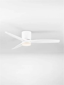 Lustra LED cu Ventilator si telecomanda ALOA alb