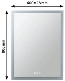 Paulmann 78951 - Oglindă baie LED 22W IP44 cu iluminare și reglare intensitate 2