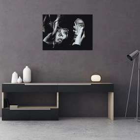 Tablou - Privind în oglindă (70x50 cm)