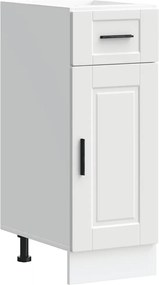 vidaXL Dulap de bază de bucătărie „Porto” din lemn prelucrat alb