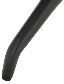 Scaun pivotant, ţesătură de catifea maro/ negru, VELEZA