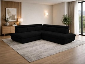 Coltar extensibil sufragerie REGAL, sezlong stanga, stofa catifelata n