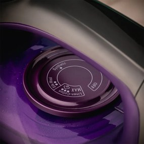 Fier de calcat Oliver Voltz OV51050E, 2400W, 220 ml, Auto-curatare, Violet/Negru