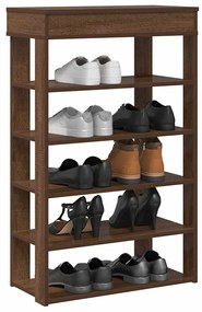 vidaXL Pantofar, stejar maro, 60x30x98 cm, lemn prelucrat