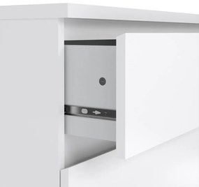 Comodă Simplicity 77 x 50 x 70 cm, alb lucios