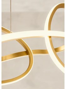 Redo 01-3392 - Lustră LED dimerizabilă pe cablu BIAS LED/120W/230V auriu