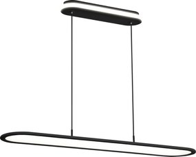 Osram-LED Lustră dimabilă suspendată pe cablu OFFICE LINE LED/57W/230V 4000K 100 cm neagră