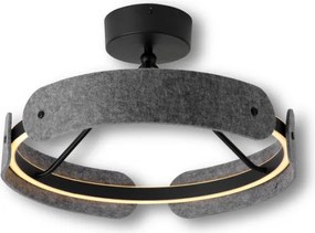 Osram - Plafonieră aplicată LED DECOR CURVE, 33W/230V, Ø 43 cm, gri