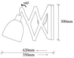 Aplică de perete neagră/în culoarea bronz ø 16 cm Sivani – Opviq lights