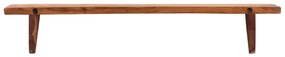 337824 vidaXL Rafturi de perete, 2 buc., 110x20x18 cm, lemn masiv de acacia