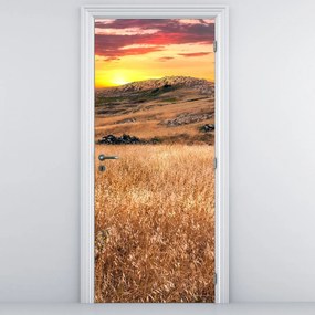 Fototapet pentru ușă - Câmpul (95x205cm)
