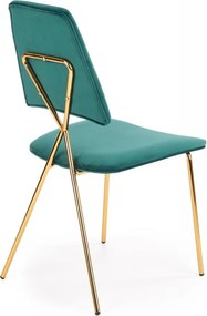 Scaun K411 velvet verde