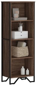 vidaXL Bibliotecă, stejar maro, 50x31x137,5 cm, lemn prelucrat