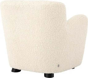 Fotoliu LUX design elegant Bixby, Faux shearling
