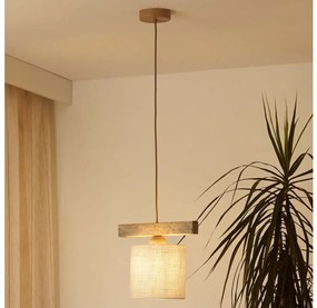 Lustră pe cablu Brilagi FOREST 1xE27/15W/230V pin/maro/crem