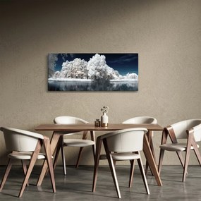 Tablou - Albă ca Zăpada Albă ca Zăpada Copaci (120x50 cm)