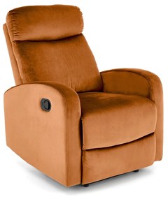 Fotoliu recliner Wonder velvet cinnamon H98 cm