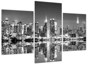 Tablou - New York, alb-negru (90x60 cm)