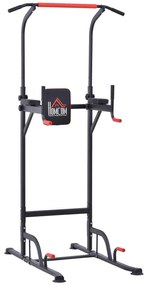 HOMCOM Aparat pentru Fitness bara de tragere inaltime reglabila Greutate Max. 120kg | Aosom Romania