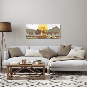 Tablou cu cerb (120x50 cm)