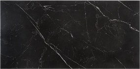 Masa eleganta cu picioare curbate Modern Barock argintiu/ negru