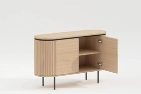 Comoda cu furnir de stejar ATELIER 120cm