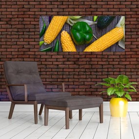 Tablou cu legume (120x50 cm)