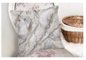 Față de pernă Minimalist Cushion Covers Marble With Hint Of Gold, 45 x 45 cm