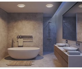 Nordlux - Plafonieră LED dimabilă pentru baie OJA LED/19W/230V 3000/4000K IP54 Ø43 cm