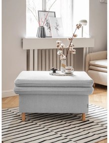 Taburet gri deschis Simon – Miuform