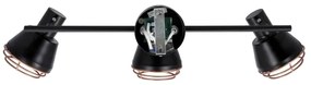 Spot NERIA 3xE14/40W/230V negru/cupru