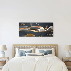 Tablou - Cerb, grafică (120x50 cm)