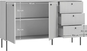 Comoda ARIS 2D3S, gri