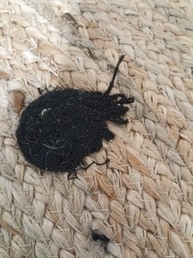 OFERTA Covor din iuta pentru copii CAP DE URS 100 cm clasa II