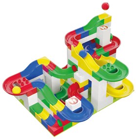 Jucarie Marble Run cutie de constructie de baza Hubelino (123 piese)