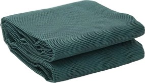 vidaXL Covor pentru cort, verde, 4,5x2,5 m