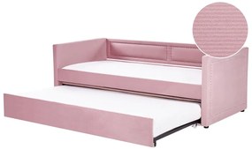 Pat extensibil 90x200 cm Mai (roz). 1035499