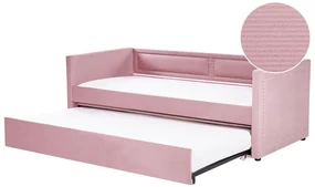 Pat extensibil  90x200 cm Mai (roz). 1035499